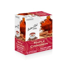 Boston’s Best Coffee -Maple Cinnamon Flavored Coffee, Delicious Gourmet Coffee Compatible with Keurig® Coffee Maker, 1 Count (24 Single Serve Medium Roast Coffee Cups)
