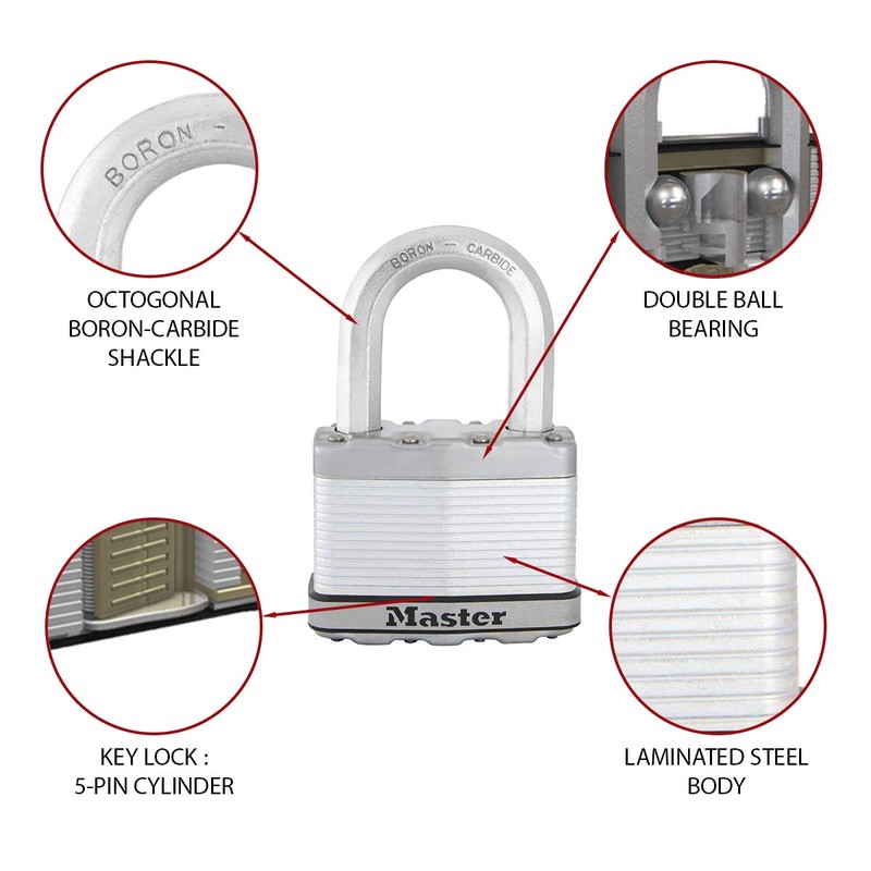 Master Lock M15EURDLF 64mm Excell Laminated Padlock