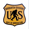 US Sasquatch Division Dept. Metal Wall Sign Bigfoot Man Cave