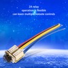 Mini RF 2CH Relay Switch 433MHz DC3.7‑12V Wireless Relay Transmitter