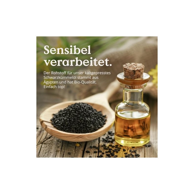 Nature Love Organic Black Cumin Oil - 240 Vegan Capsules