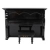 Miniature Wooden Piano Model Musical Instrument Model Musical Gifts Home