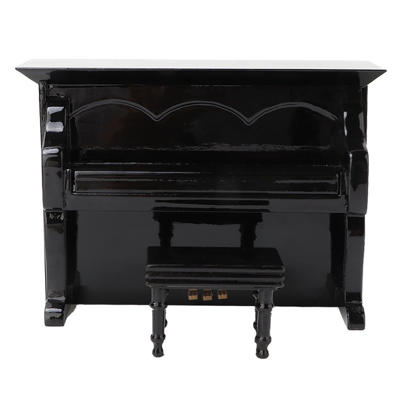 Miniature Wooden Piano Model Musical Instrument Model Musical Gifts Home
