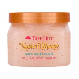 Tree Hut Tropical Mango Shea Sugar Scrub, Mothers Day Gifts, Exfoliating, Hydrating & Moisturizing Body Scrub with Shea Butter & Nourishing Essential Oils, Smooth & Soften Skin, 18 oz