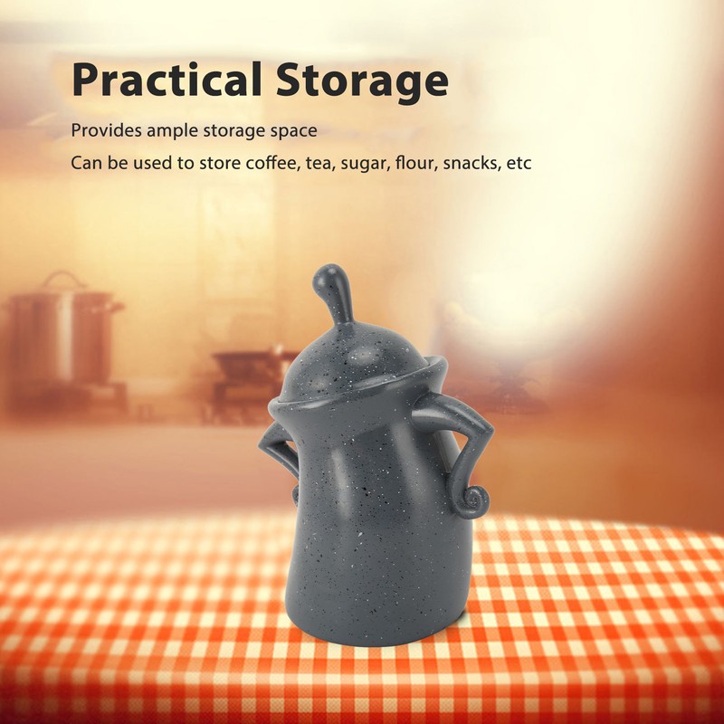 Canister with Attitude Decorative Cute PVC Funny Food Storage Jar