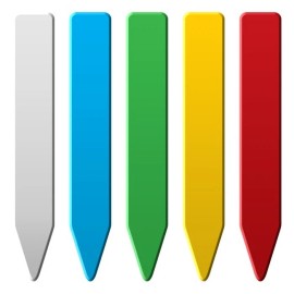 Unbranded Plant Stake Labels Multi 1000 pcs Measures 4'' tall x 5/8'' wide 2 free markers