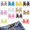 12 Sets Bear Button Pins for Loose Jeans Adjustable Waist