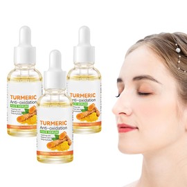 Pemarlis 3 Stück Turmeric Serum,Serum Zur Korrektur Dunkler Flecken,Turmeric Repair Face Serum, Aufhellung,Kurkuma dunkle Flecken Corrector Serum Öl für Gesicht & Körper,90ml