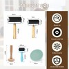 Brayer Roller for Crafts, 3 PCS Rubber Brayer Roller, Ink
