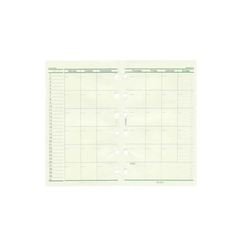 reimei藤井 Leonardo Refill Free Monthly A Pocket dpr206