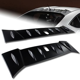 EPARTS Glossy Black Shark Fin Rear Roof Spoiler Wing Window Roof Vortex Spoiler Fit for 2013-2016 Subaru BRZ Scion FRS FR-S