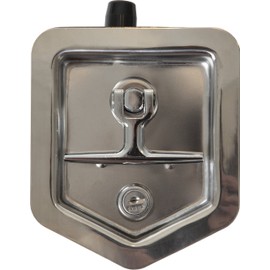 Buyers Products L8816R T-Handle Latch (Latch, T-Handle W/Roller & Gasket,SST) , Gray