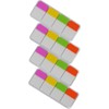 Extra Thick Tabs Flags Assorted Bright, 1 x 1.5 Inch