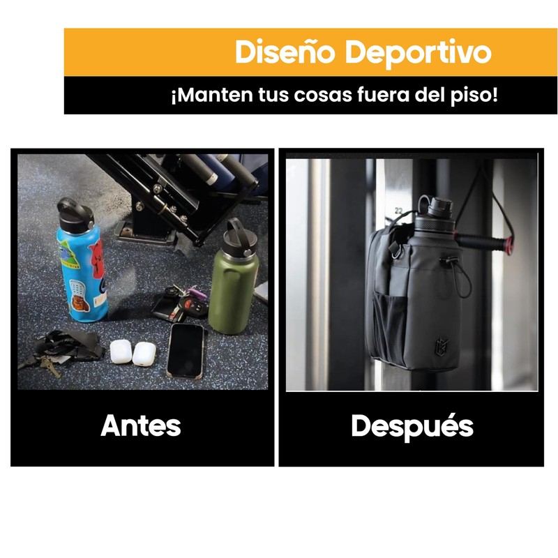 Bolsa Magnética Gym Hombre Mujer – Mochila Deportiva para termo
