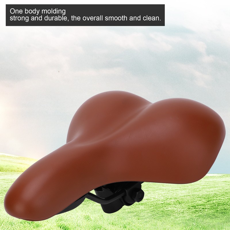 PU Leather Ergonomic Bumper Mountain Bicycle Saddle Seat Bike Cushion