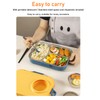 Bento Box 4 Compartments 1200ml 304 Stainless Steel Insulated with
