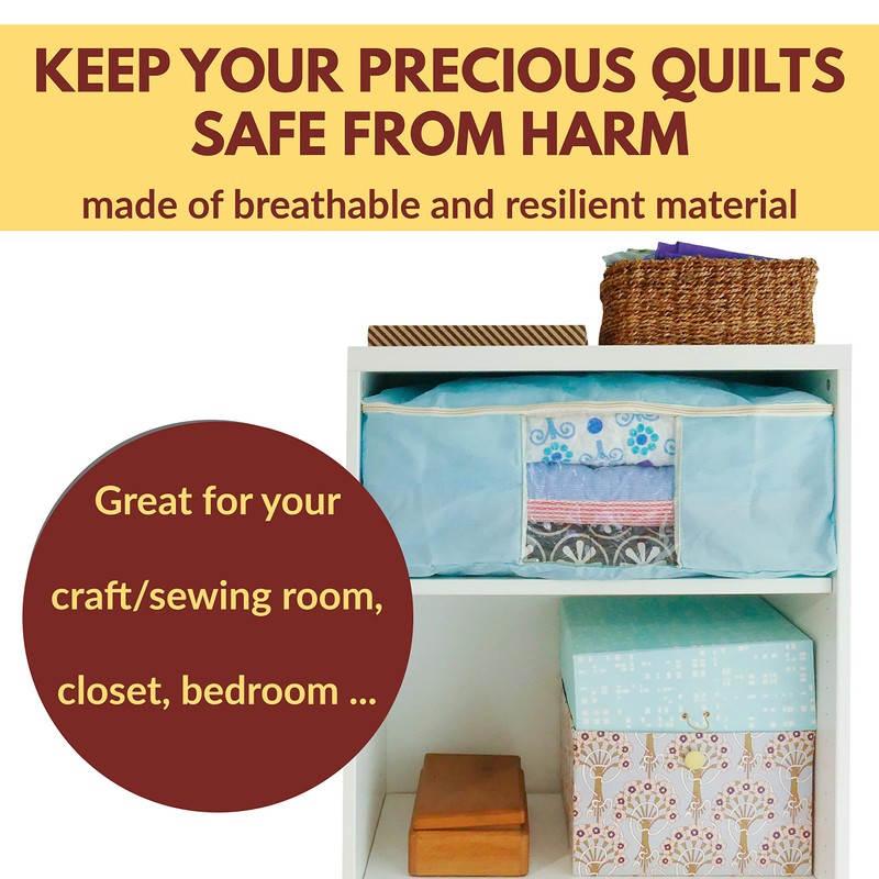 Madam Sew Quilt Blanket Storage Bag| Storage Bag|Comforter Storage Bag