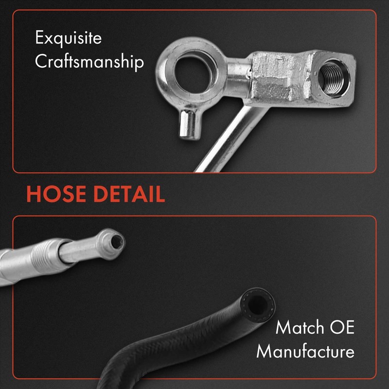 A-Premium Power Steering Hose Pressure & Return Hose Line Assembly