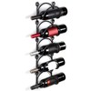 NOENNULL Wall Mounted Wine Racks Metal Wine Storage Shelf Wine