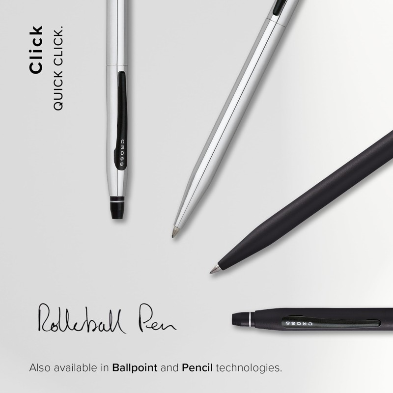Cross Click Refillable Rollerball Pen Presented in a Everyday Gift
