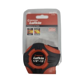 Lufkin Crescent Lufkin 1/2" x 12' P1000 Series Orange Yellow Retractable Tape Measure
