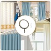 Girihe 50 Sets Gold Curtain Rings, Curtain Rings Gold Curtainn