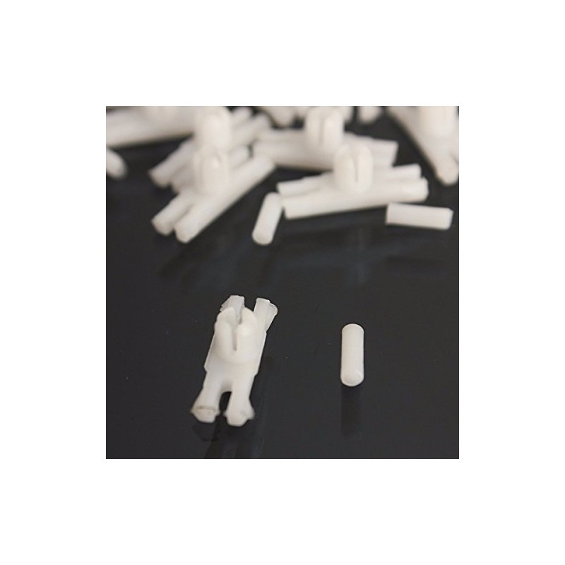 C-FUNN 10Psc Side Door Trim Moulding Strip Plastic Clips For
