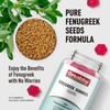 GREABBY Fenugreek Gummies 1000mg, Pure Organic Fenugreek Seeds Supplement for
