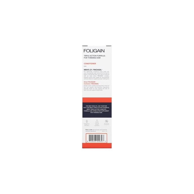 FOLIGAIN Stimulating Conditioner For Thinning Hair For Men with 2%