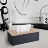 KINGFOM Tissue Case Modern Design Tissue Box Luxury PU Leather