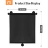 2 Pack Car Side Window Sun Shade - Retractable Car