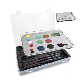 Kreapa Wet Palette Wet Pallet for Miniatures- Stay Wet Palette for Acrylic Painting ...