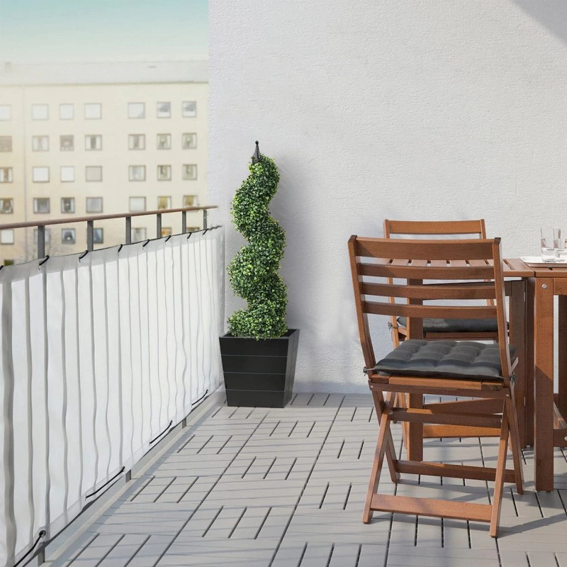 Lvydec 2 Pack Artificial Boxwood Topiary Tree, 3ft Topiary Plants