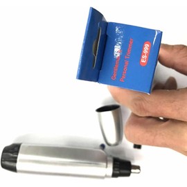 Recortador de Vello Nasal Elimina el Vello sin Tirones para Hombre de Acero Inoxidable, Ligero y Seguro Adecuado para Limpieza Personal Diaria