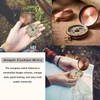 Compass Vintage Retro Portable Pocket Compass Copper Metal Camping Hiking
