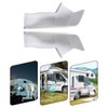 Okiyakusama 2Pcs RV Gutter Spout Protector Reduce Black Streaks RV