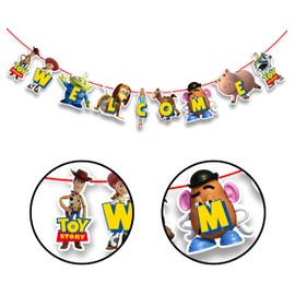Seyal® Birthday Party Decoration - Toy Story Welcome Banner