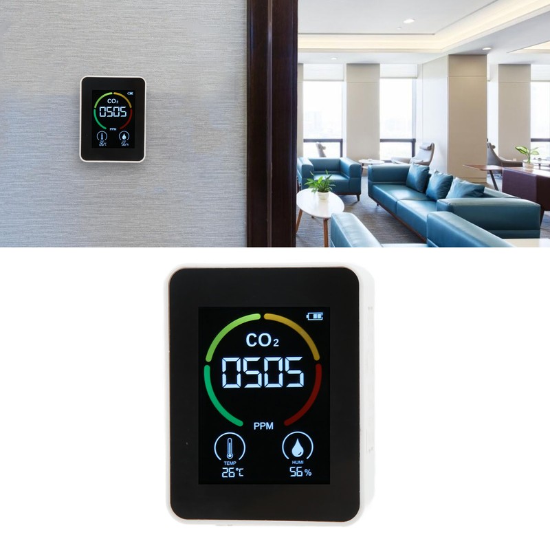 CO2 Detector Carbon Dioxide Monitor Infrared Air Quality Monitor Sensor