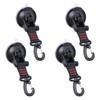 4pcs Heavy Duty Suction Cups - Suction Vacuum Hooks Hook,
