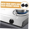 LALAFINA 2pcs Gas Stove Knobs Replacement Easy to Use Control