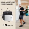 EVERFUN Insulated Lunch Bag Soft Lunch Box for Men Dual