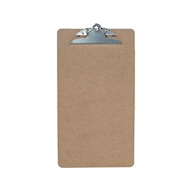 Staples Hardboard Clipboard, Legal Size, Brown (83501)