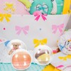 COHEALI Empty Round Clear Capsules 28MM Fillable Easter Eggs Lotto