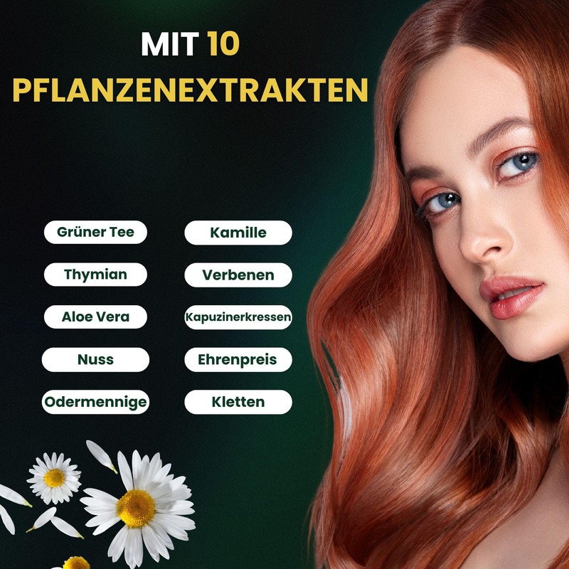 Phytocare Permanent Hair Colour, 20 Shades (7C Warm Copper)
