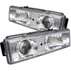 Spyder Auto 5009296 Projector Style Headlights Chrome/Clear