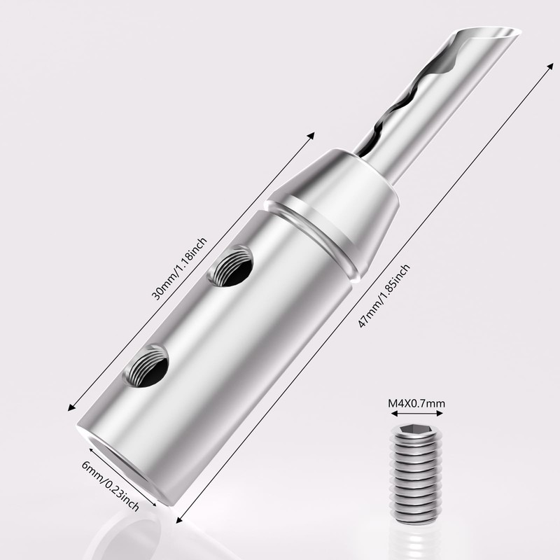 Monosaudio BFA Banana Plugs 4Pcs Banana Connector Double Screw Speaker