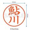 Shachihata Stamp Name 9 XL - 9 Stamp Face 9.5mm