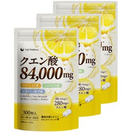 【1日4粒で225日分】クエン酸 サプリ 3袋セット 252,000mg（84,000mg×3） 超大容量 無添加 約225日分 医師監修 4種のビタミンB × マルチビタミン6種 × ミネラル6種 × アミノ酸13種配合 酸味軽減コーティング済 錠剤 タブレット （3袋セット）