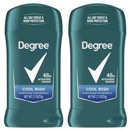 Degree Men Original Protection Antiperspirant Deodorant, Cool Rush, 2.7 oz, 2-Pack