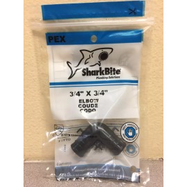 SharkBite UP256A 3/4 in. Barb X 3/4 in. D Barb Poly Alloy PEX Elbow